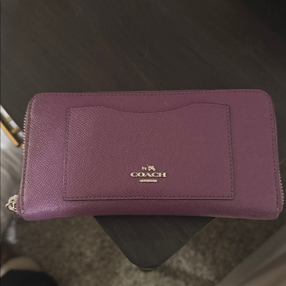 Coach Rich Purple Women's Wallet